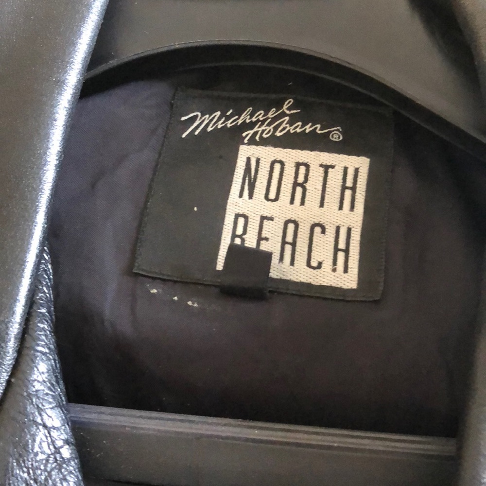 Michael Hoban North Beach black leather jacket